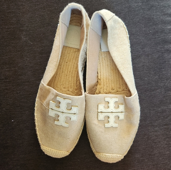 Tory Burch Beige Espadrille Flats - Picture 1 of 7